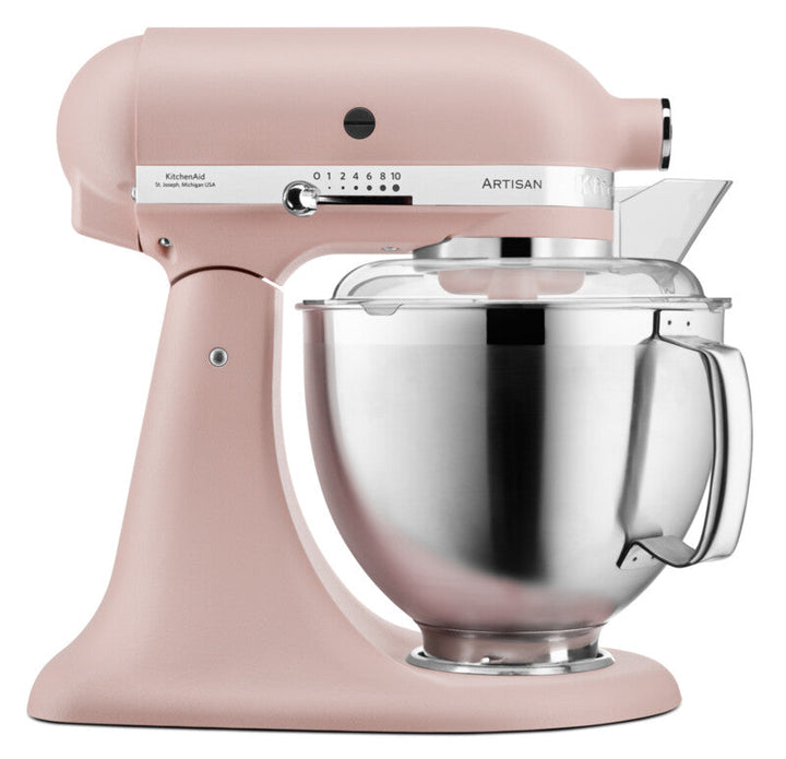 KitchenAid 4,8 L 5KSM185 Artisan Küchenmaschine Beginnerset Artisan Gemüseschneider+Flexirührer