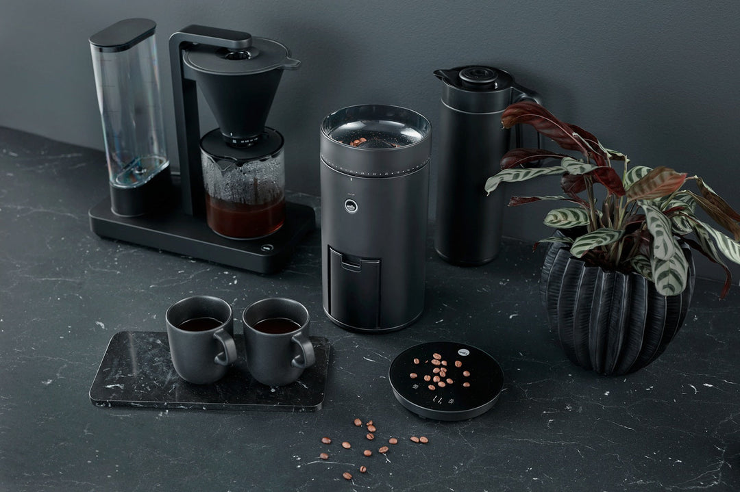 WILFA Kaffeemühle SVART UNIFORM mit Waage, schwarz