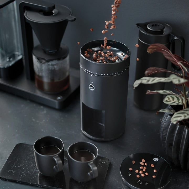 WILFA Kaffeemühle SVART UNIFORM mit Waage, schwarz